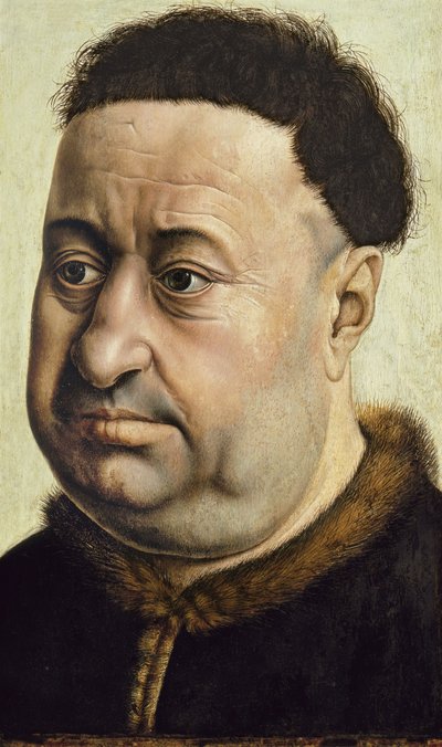 ロバート・ド・マスミネス男の肖像、c.1425 作： Robert Campin