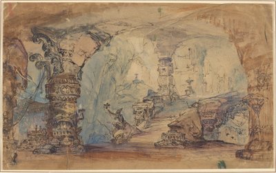 幻の地下神殿（アラジンの洞窟？） 作： Robert Caney
