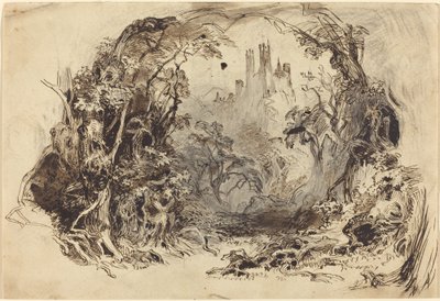 丘の上の城 (「眠れる森の美女と野獣」の舞台?) 作： Robert Caney