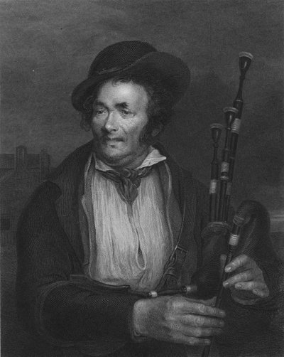 バグパイパー、c1845 作： Robert Charles Bell