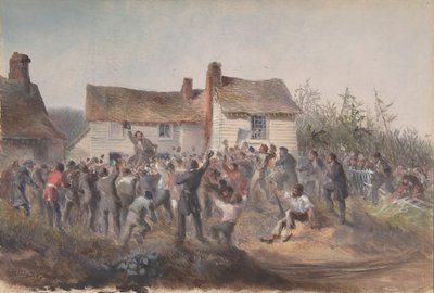 1866 年 9 月 8 日、ハートズ コンテンツで、作業が成功裏に終了した日。 作： Robert Charles Dudley