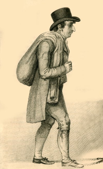 Henry Lemoine、風変わりな書店＆著者、1822年。 作： Robert Cooper