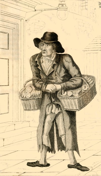 ニースニュー、リーディングでよく知られた人物、1822年。 作： Robert Cooper