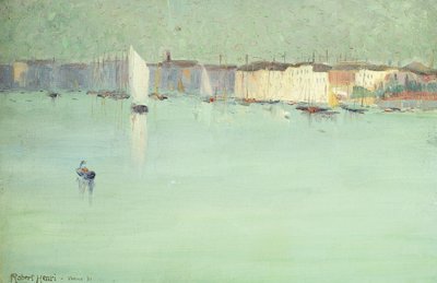 早朝、ベニス、1891年 作： Robert Cozad Henri