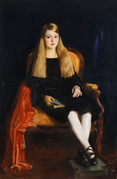 マルシアアンMタッカーの肖像、1926年 作： Robert Cozad Henri
