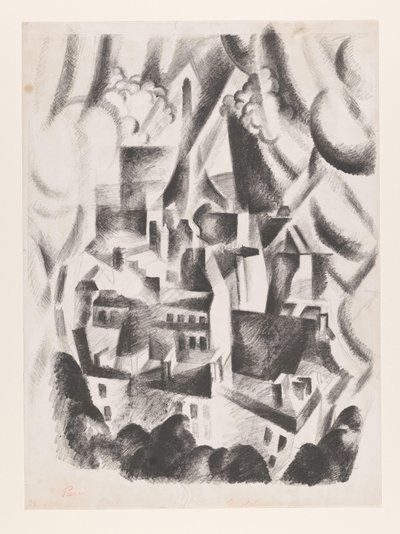パリ（オブジェクトの原題） 作： Robert  Delaunay