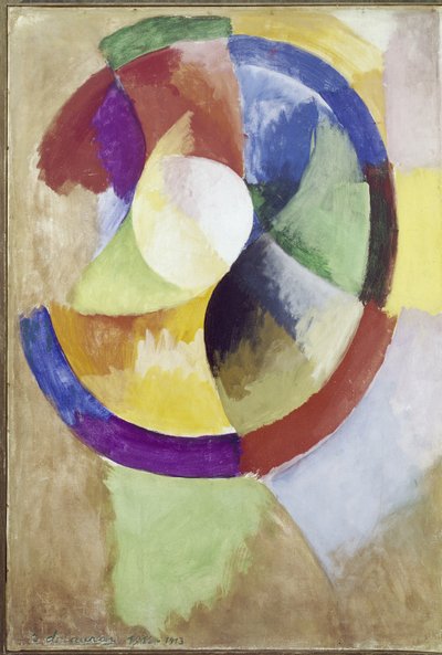 円形、太陽第 2 作： Robert Delaunay
