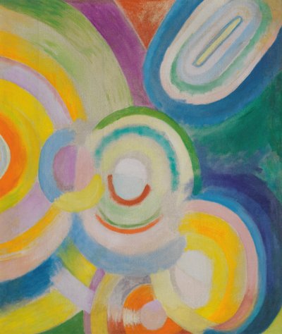 カラーディスク、1913年。 作： Robert Delaunay