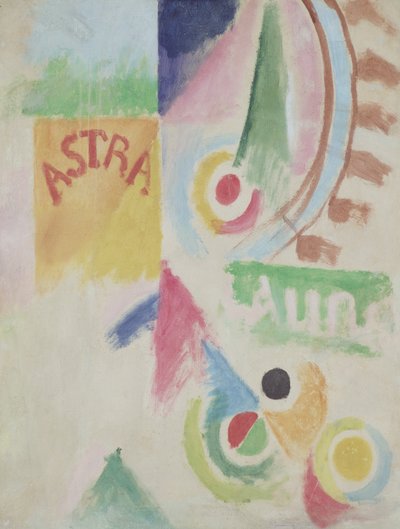 フットボール。 カーディフのチーム 作： Robert Delaunay