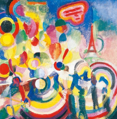 ブレリオへのオマージュ 作： Robert Delaunay