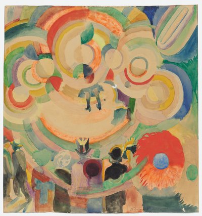 豚の回転木馬 作： Robert Delaunay
