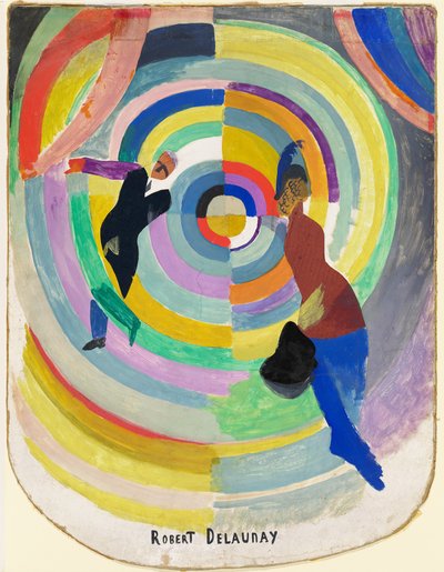政治劇、1914年。 作： Robert Delaunay