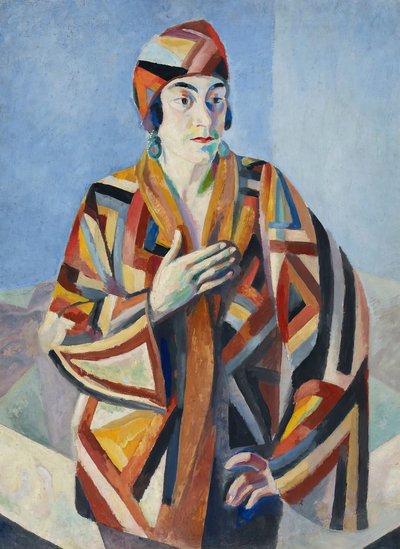 マンデル夫人の肖像、1923年。 作： Robert Delaunay