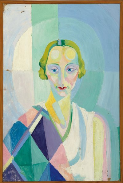ハイム夫人の肖像 作： Robert Delaunay
