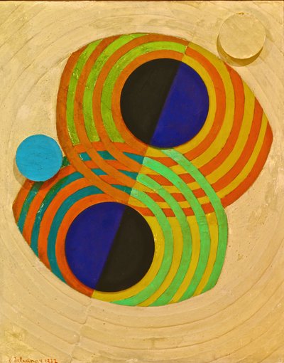 安心。 リズム、1932年。 作： Robert Delaunay