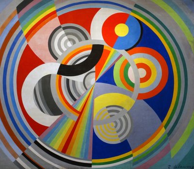 Rythme No 1、サロン・デ・チュイルリーの装飾 作： Robert Delaunay