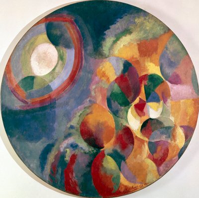 同時コントラスト: 太陽と月 作： Robert Delaunay