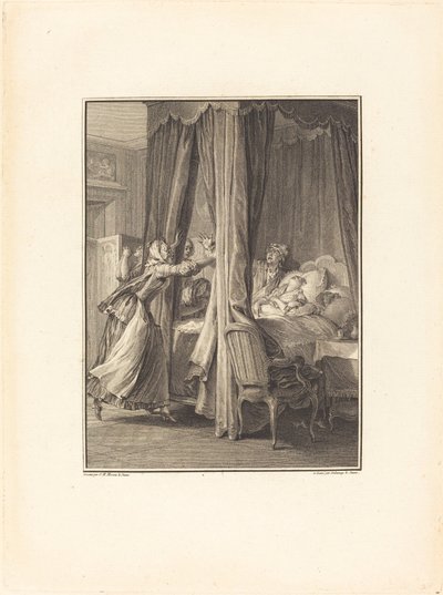 ジュリーの死 作： Robert Delaunay after Jean Michel Moreau