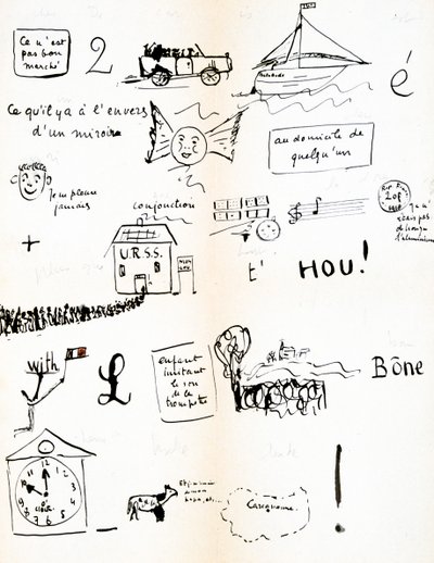 Rebus：Hou！、c1920-1945 作： Robert Desnos