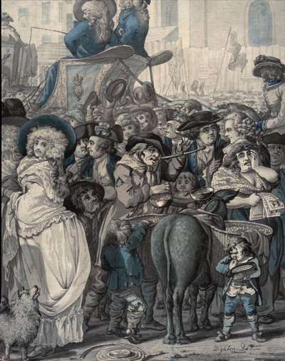 「1788 年のウェストミンスター選挙」の詳細 作： Robert Dighton