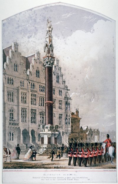 Broad Sanctuary、ウェストミンスター、ロンドン、c1865 作： Robert Dudley