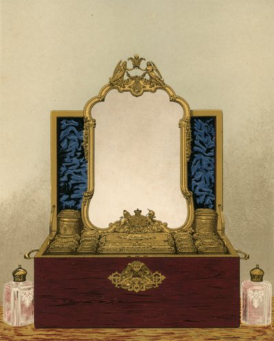 女王陛下の紳士淑女から贈られた衣装ケース（クロモリト製） 作： Robert Dudley