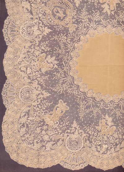 ブリュッセルレースのハンカチ、1863年。 作： Robert Dudley