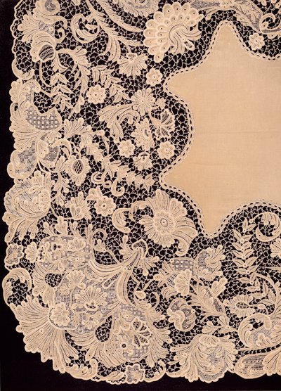 アイルランド製造レースのハンカチ、1863年。 作： Robert Dudley