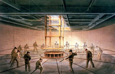 大西洋横断電信ケーブルの敷設、1865-1866 作： Robert Dudley