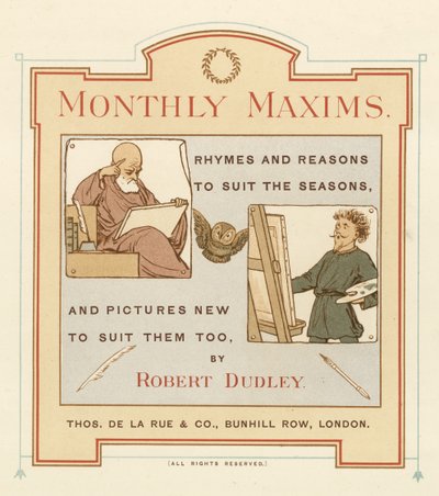 月刊マキシムズのタイトルページ 作： Robert Dudley