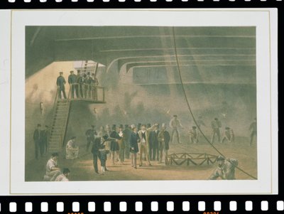 プリンス・オブ・ウェールズがSSグレート・イースタン号を訪問（5月24日、シアネスにて 作： Robert Dudley