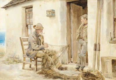 ネットの修理、スカイ 作： Robert E. Groves
