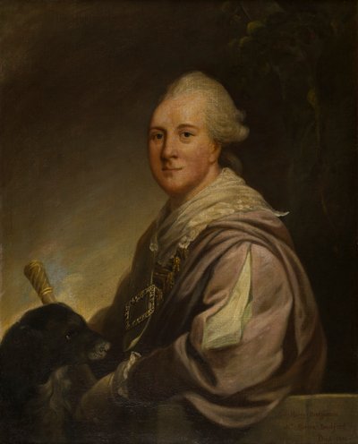 ヘンリー・ブリッジマン卿の肖像、後に初代ブラッドフォード卿（1725-1800）、1745-88年頃（キャンバスに油彩） 作： Robert Edge Pine