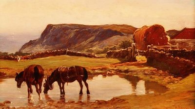 馬への水やり 作： Robert Farren
