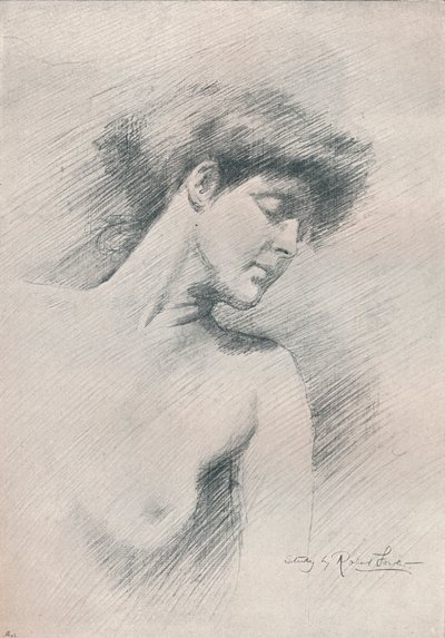 女性研究、c1895、1897 作： Robert Fowler