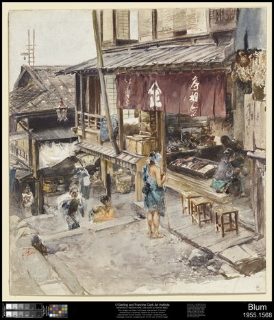 日本、イカオの街、III 作： Robert Frederick Blum