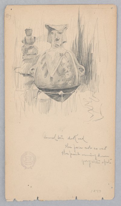 陶器の壷 作： Robert Frederick Blum