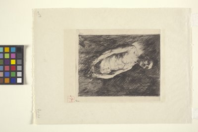 男の図（インク） 作： Robert Frederick Blum