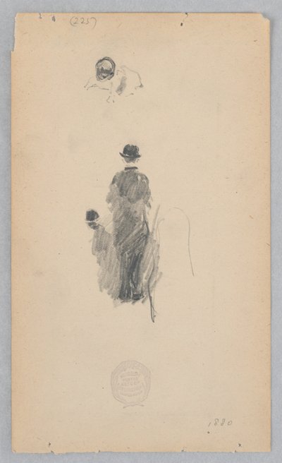 群衆の中の人物 作： Robert Frederick Blum