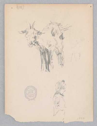 ヤギ 作： Robert Frederick Blum