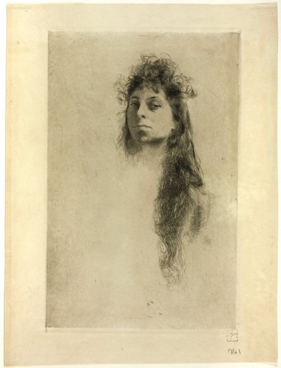 少女の頭 作： Robert Frederick Blum