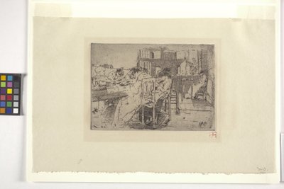 お店のインテリア（インク） 作： Robert Frederick Blum