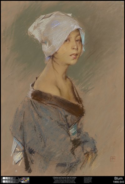 日本の少女、1890 作： Robert Frederick Blum