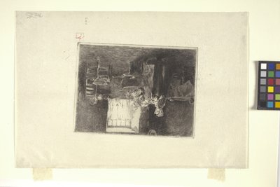 月曜日の朝、オランダ (インク) 作： Robert Frederick Blum