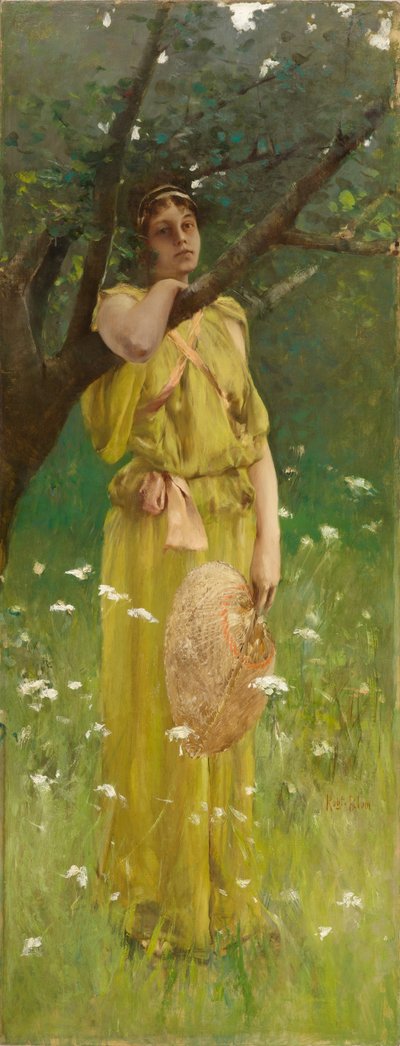 空想、c.1883-1884（キャンバスに油彩） 作： Robert Frederick Blum