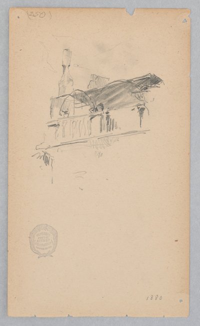 屋上のテラス 作： Robert Frederick Blum