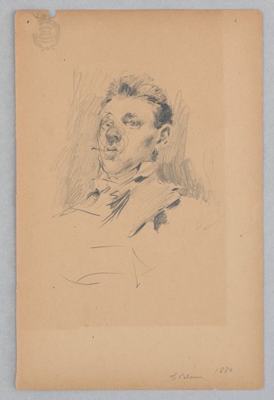 自画像 作： Robert Frederick Blum