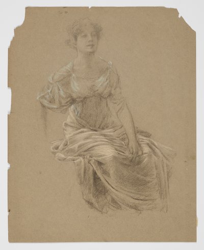 Study for woman, “Vintage Festival”, Mendelssohn Glee Club, ニューヨーク, NY 作： Robert Frederick Blum