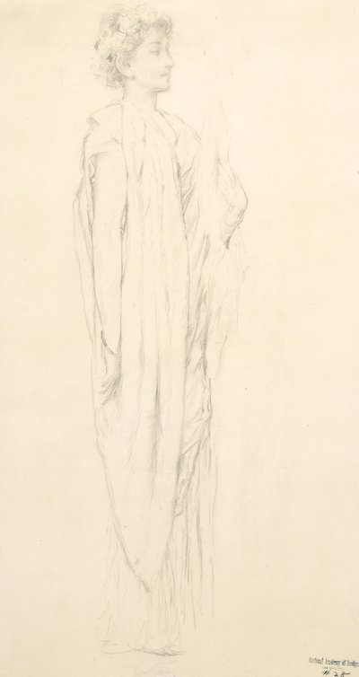 Moods to Music壁画のためのドレープされた女性像の研究 作： Robert Frederick Blum