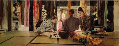 シルク商人、1890-93 作： Robert Frederick Blum